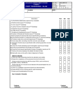 CHECKLIST - Post Tensioning of Slab