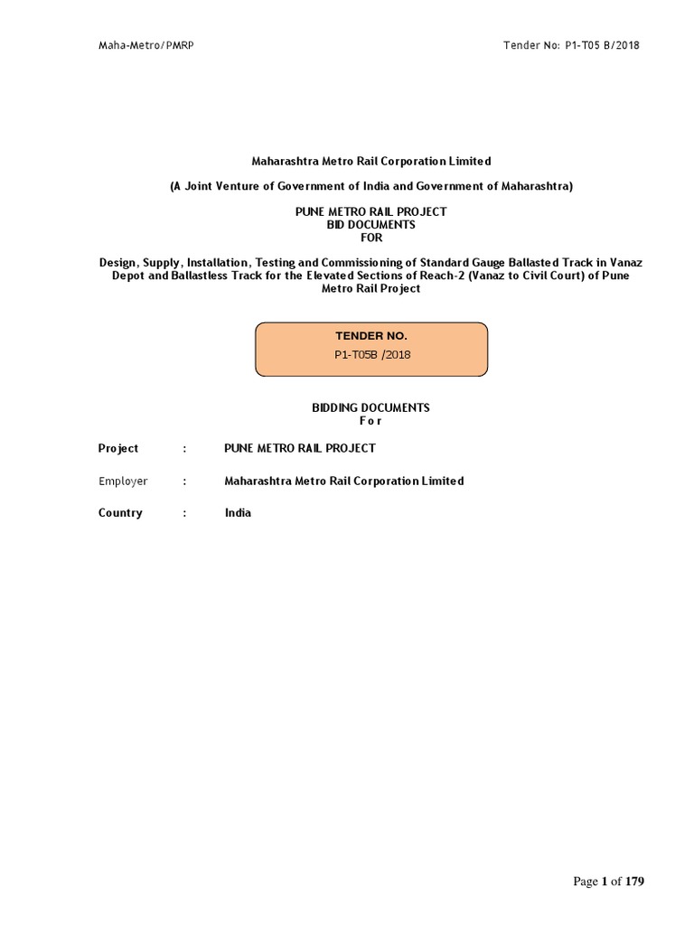 1547043720T05BPartI.pdf Construction Bidding Specification