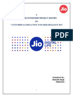 Reliance Jio Customer Satisfaction Report