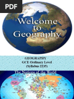 Intro 2235 Core Geography