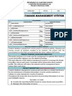 Student Database Management System Proposal