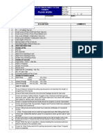 Integrated Piling Format