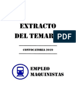 Extracto Temario Oficial Empleo Maquinistas