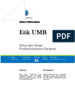 PPT ETIK UMB - Modul 1