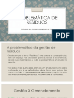 Aula 1 - Problemática de Resíduos PDF