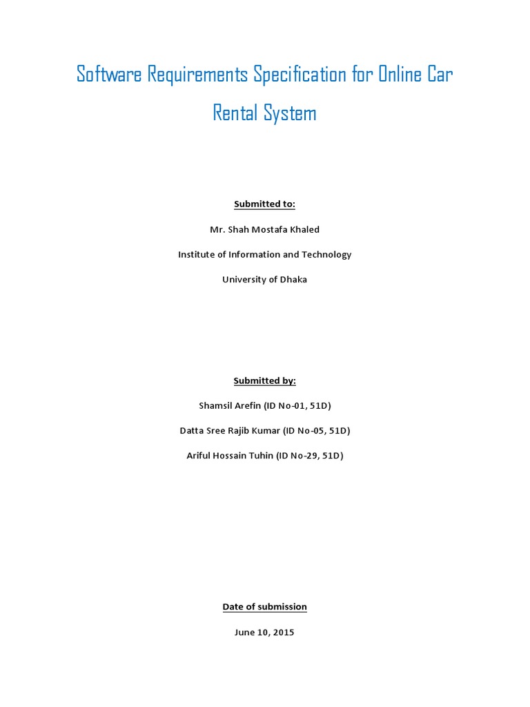 Online Car Rental System PDF | PDF | Hypertext Transfer Protocol ...
