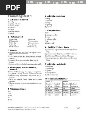 Facit Framstegstester  PDF