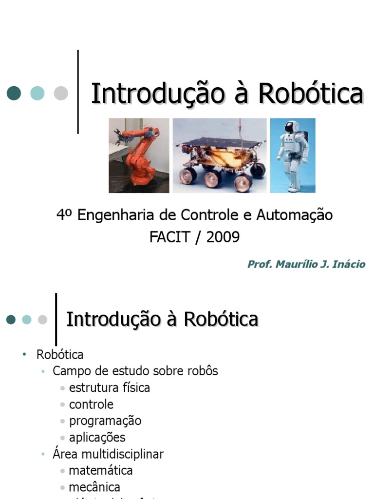 Introducao A Robotica Industrial | PDF | Robô | Robótica