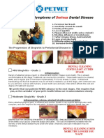 Signs and Symptoms of Dental Disease: Serious