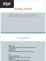 Action Verbs and Transitions