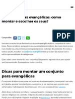 Conjuntos para Evangélicas - Como Montar e Escolher Os Seus?