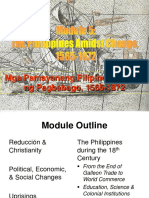 Module 5 - The Filipinos Amidst Change (1565-1872)