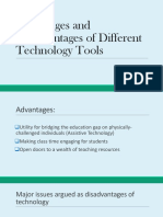 Advantages and Disadvantages of Tech Tools in Education