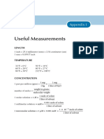 Appendix I - Useful Measurements - 2013 - Plant Tissue Culture PDF