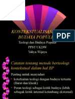 Kontekstualisasi Dan Budaya Populer