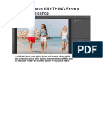 How To Remove ANYTHING From A Photo in Photoshop
