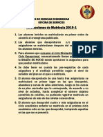 Matricula 2019 FCE UNFV PDF