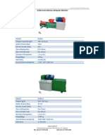 GCBA Series Biomass Briquette Machine: 180-210 KG/H 15kw 6kw Dia.50mm Dia.16mm 1.3 g/cm3 585kg 12 Months 1700 750 1280 MM