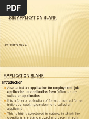 Seminar Slides HRM Application Blanks Group 1