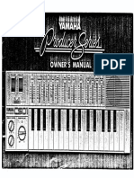 Yamaha CS-01 Owners Manual