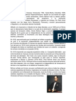Biografia de Simón Bolívar y Sus Principales Aportes