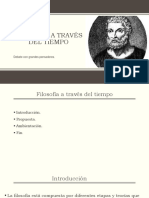 Filosofía A Través Del Tiempo