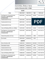 Calendario 2o Semestre 2013 CTHBH Concessionario1