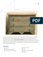 Cómo Envejecer Muebles - 11 Pasos PDF