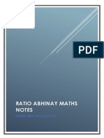Ratio Abhinay Maths Notes: Credit: New Success Point