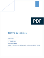 Testate Succession