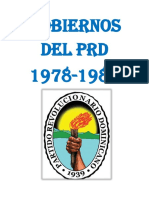 Gobiernos Del PRD 1978-1986