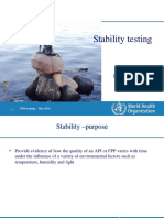 Stability Testing: Hua Yin