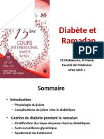 Diabète Et Ramadan