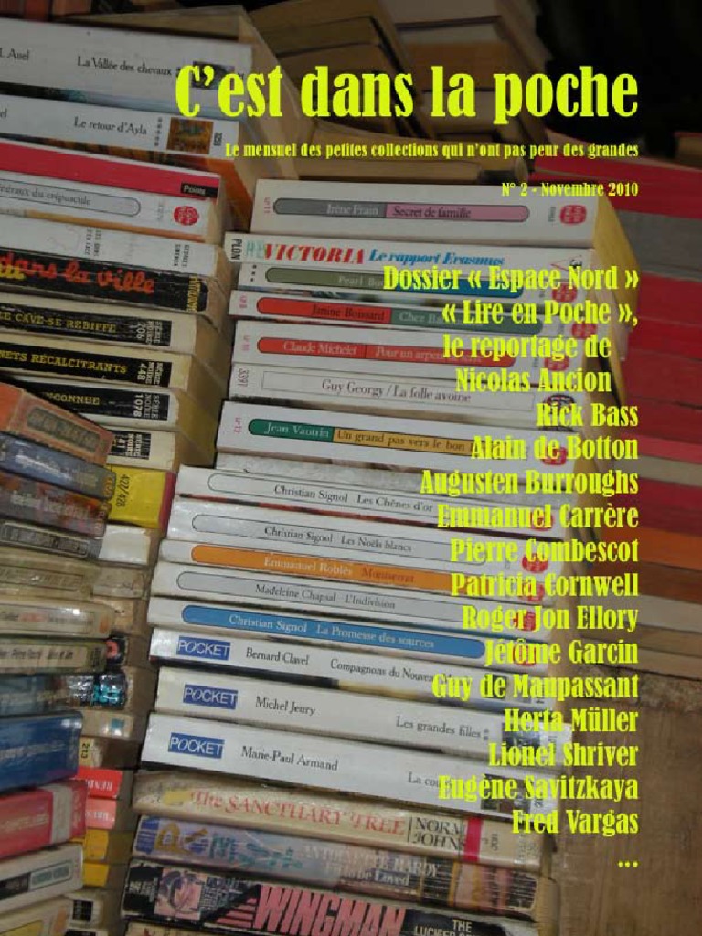 C'est dans la poche n° 2 Novembre 2010 Blog Poésie Free 30