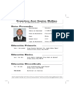 Curriculum Vitae Francisco Santos