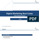 Digital Marketing Bootcamp For 4 Days Residential Program