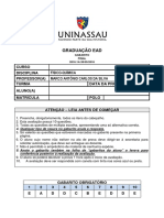 2016 - 1a - 3 - Físico-Química PDF