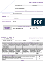 Points 249.96: Clinical Practice Evaluation 2D