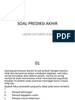 Soal Prediksi Akhir Tahun