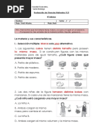 Evaluación de Ciencias Naturales C