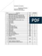 Cuadros de Ficha Tecnica