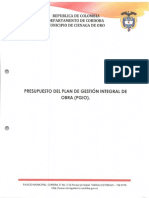 Presupuesto PGIO PDF