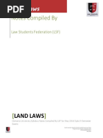 LAND LAWS LLB