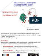 Equilibrio Ionico y Teoria Acido - Base