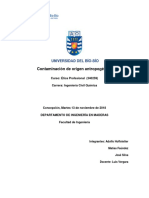 Contaminación de Origen Antropogénico