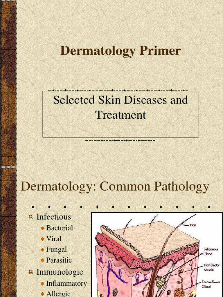 Dermatology Primer: Selected Skin Diseases and Treatment | PDF | Herpes ...