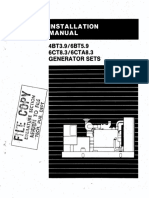 Installation Manual: 4BT3.9/6BT5.9 6CT8.3/6CTA8.3 Generator Sets