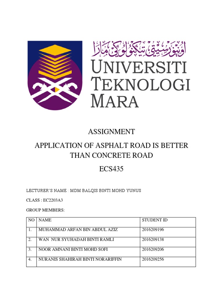 Asphalt Is Better Than Concrete PDF Road Surface Asphalt