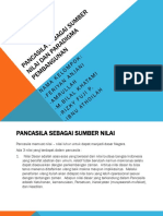 Pancasila Sebagai Sumber Nilai Dan Paradigma Pembangunan