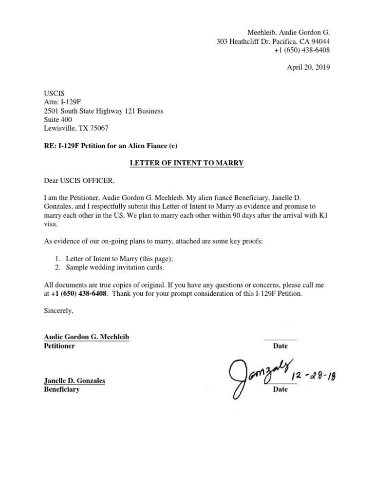Letter or Intent  PDF